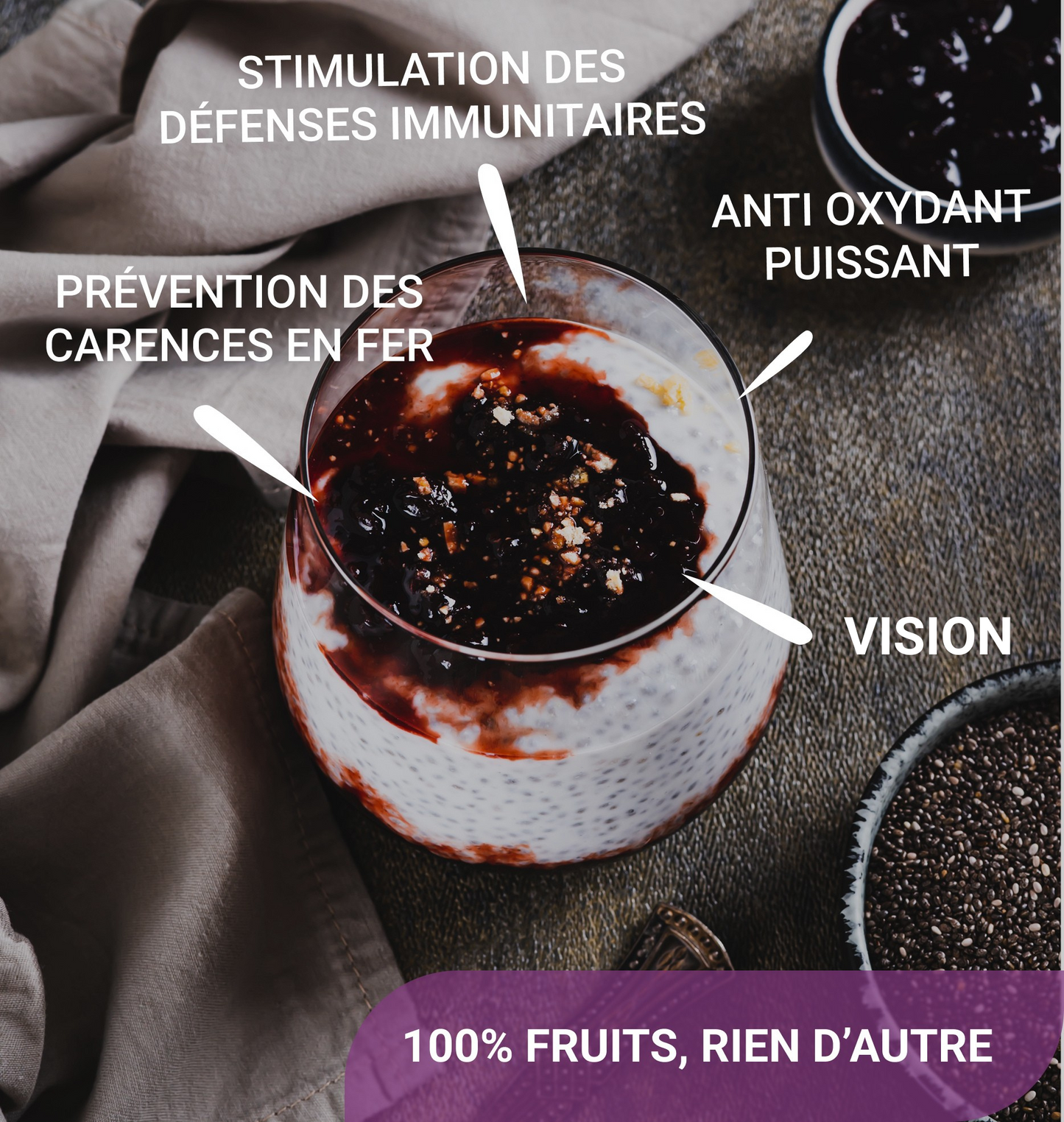 Cassis Poudre Bio 120g
