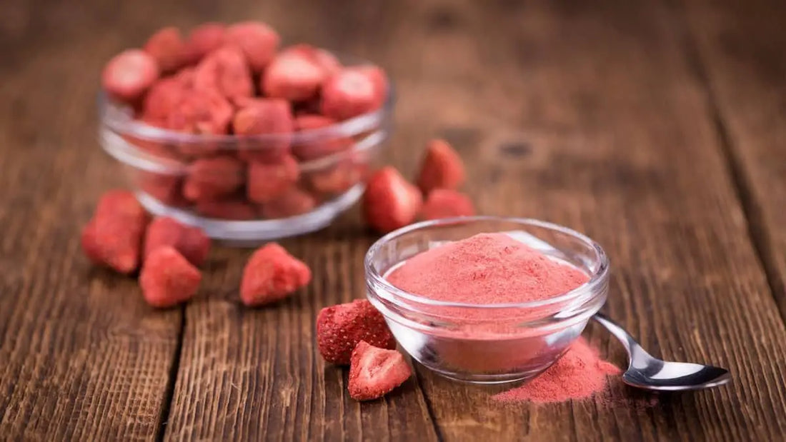 Vous avez dit consommer la fraise sous forme de poudre ?