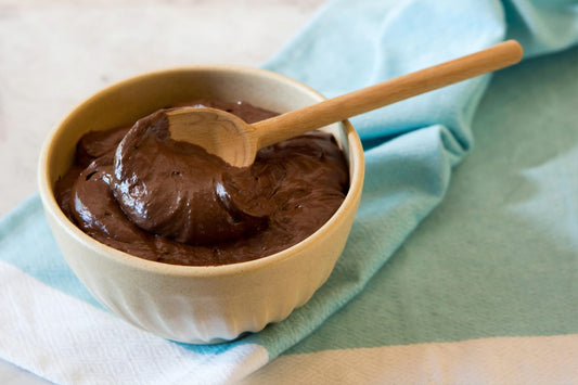 Mousse au chocolat et à la poudre d’ortie