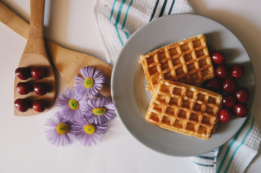 Gaufre à la poudre de carotte