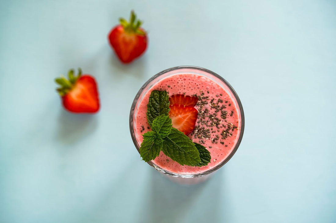 Smoothie à la fraise