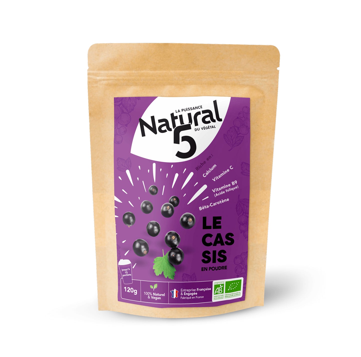 Cassis Poudre Bio 120g