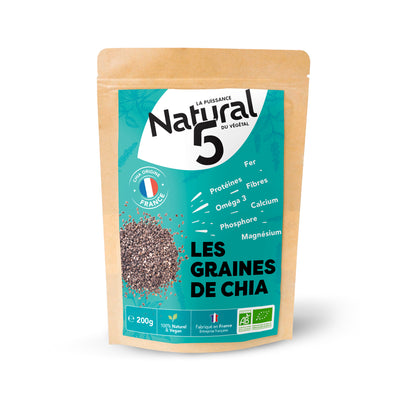 Graines de Chia Bio – Fibres & Oméga-3