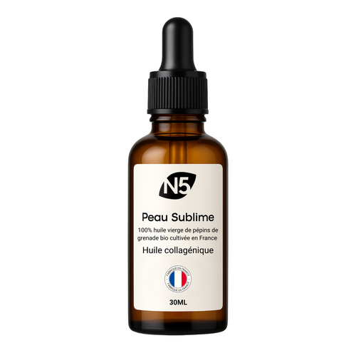 Huile Peau Sublime Bio – Pépins de Grenade Française, Acide Punicique
