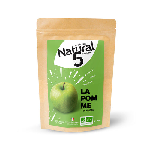 Pomme en Poudre Bio – Pectine, Quercétine & Cholestérol