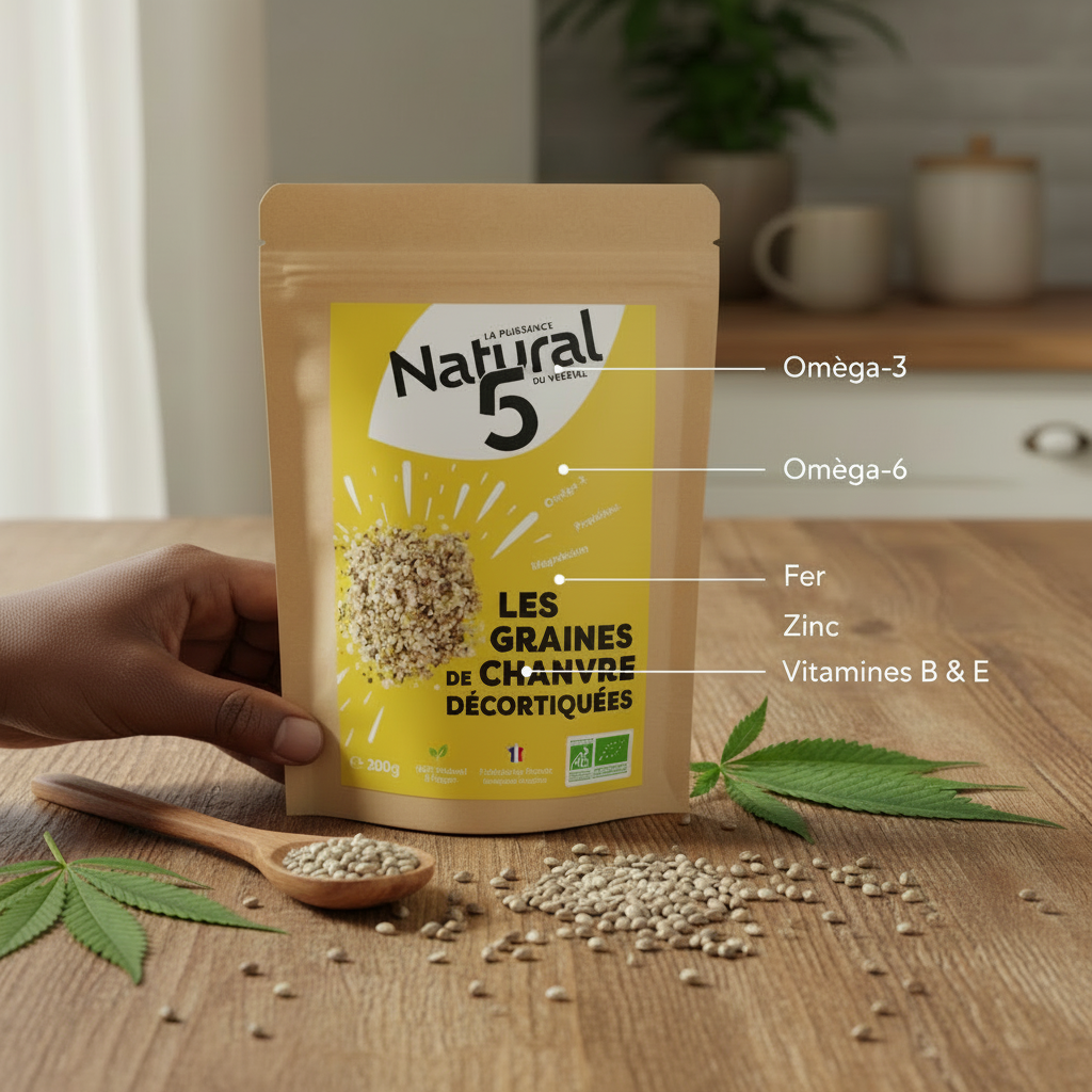 Visuel graines de chanvre Natural5 - peau noire